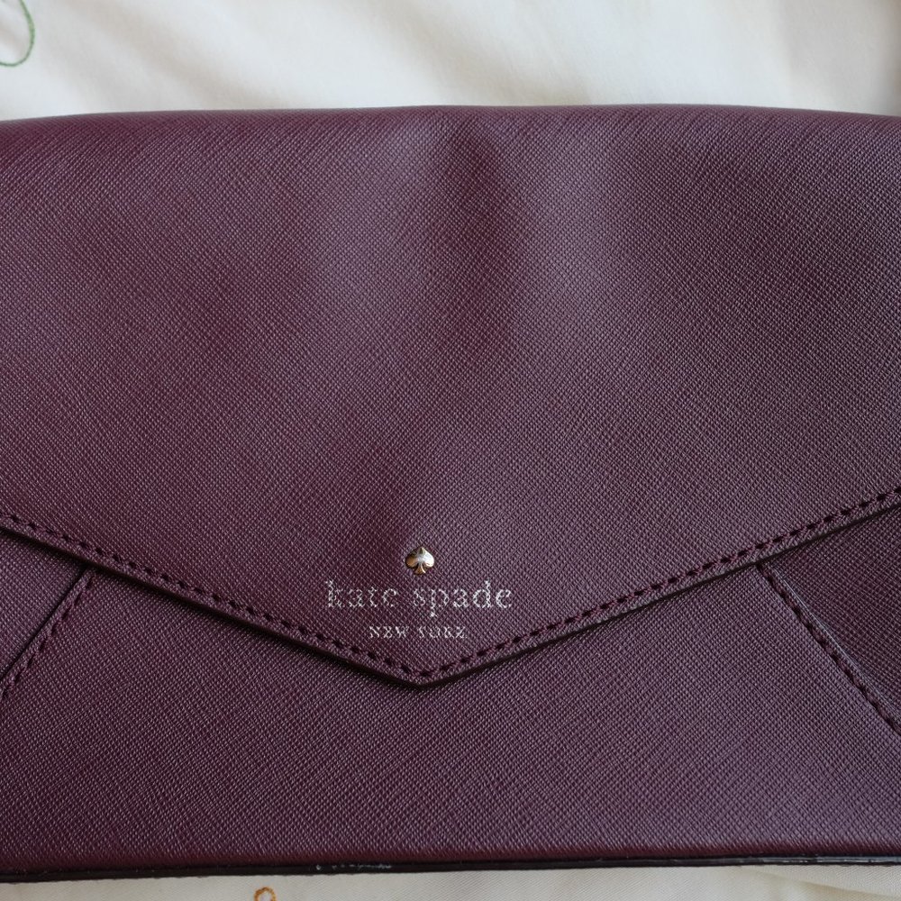 Kate Spade Purple Crossbody Messenger Bag
